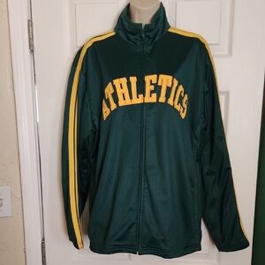 Green and Yellow Athletics Jacket
